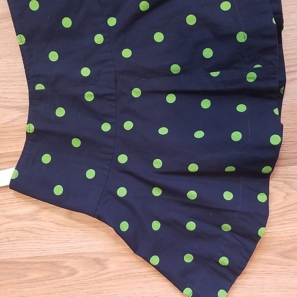 hollister Gilly Hicks Sydney skirt polka dot size 2 Mini Skater - Picture 2 of 9